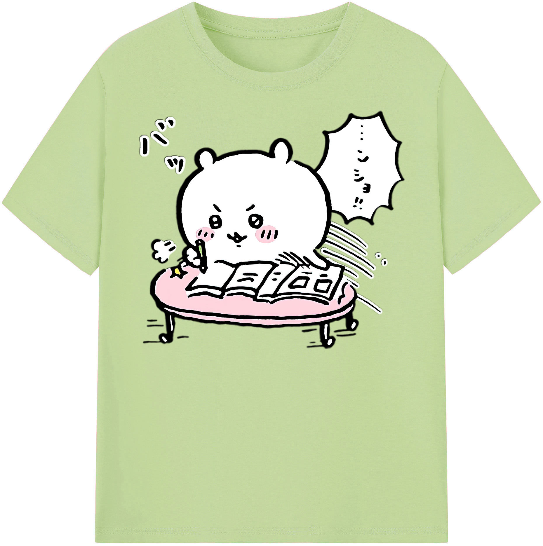 （画像用） ちいかわ ちいかわ Chii-kawa chiikawa 綿100％半袖Tシャツ（フロントプリント）